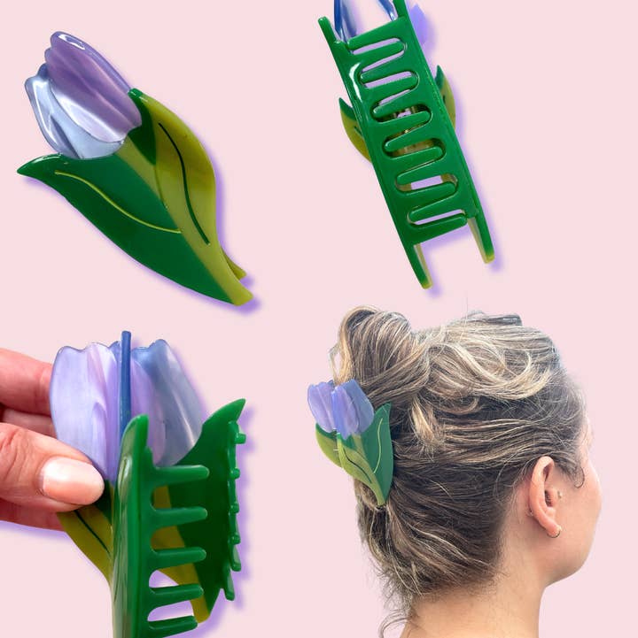 Girl Gang Craft - Wholesale Hair Clip - Women's - Tulip Claw Clip1