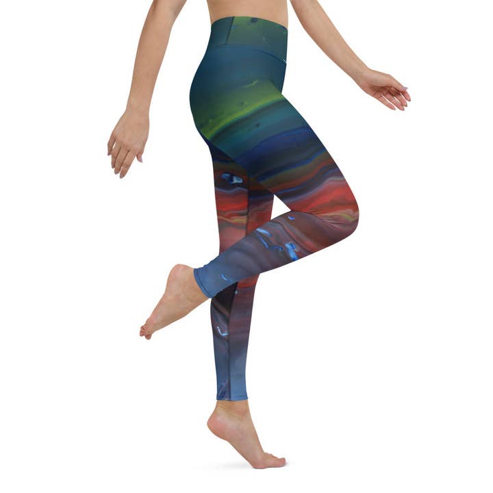 Northern Light Lounging Leggings for wholesale by Rainbow City