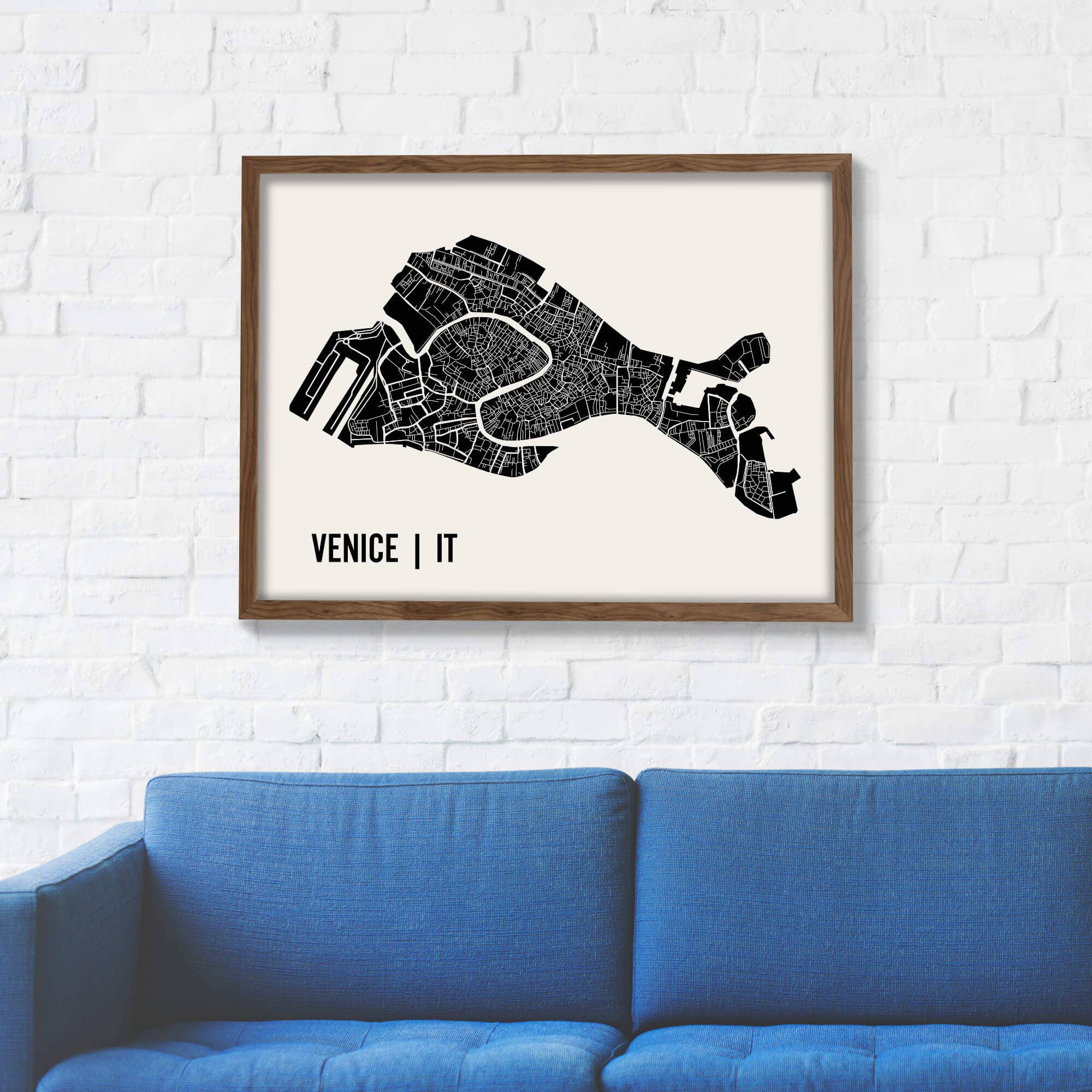 Mr City Printing - Wholesale Art Print - Venice Map Art2