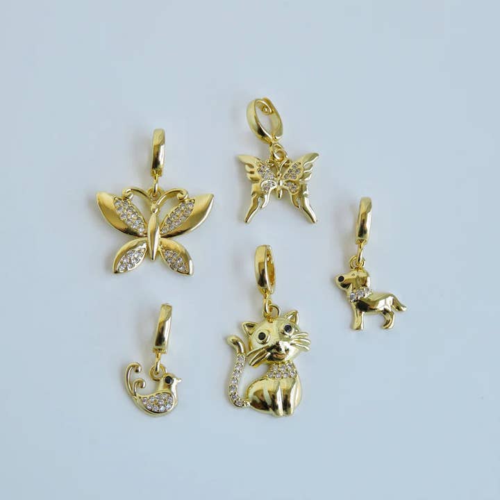 Curated By Suarez - Wholesale Individual Charm/Pendant - Symbolic Clip Charm - Charms with Hinged Clasp21