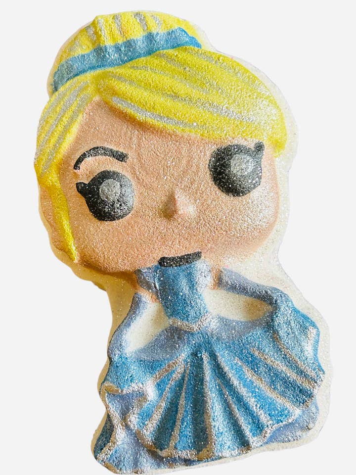 Bombe de bain Princess Cinders pour la vente par Flaming desserts