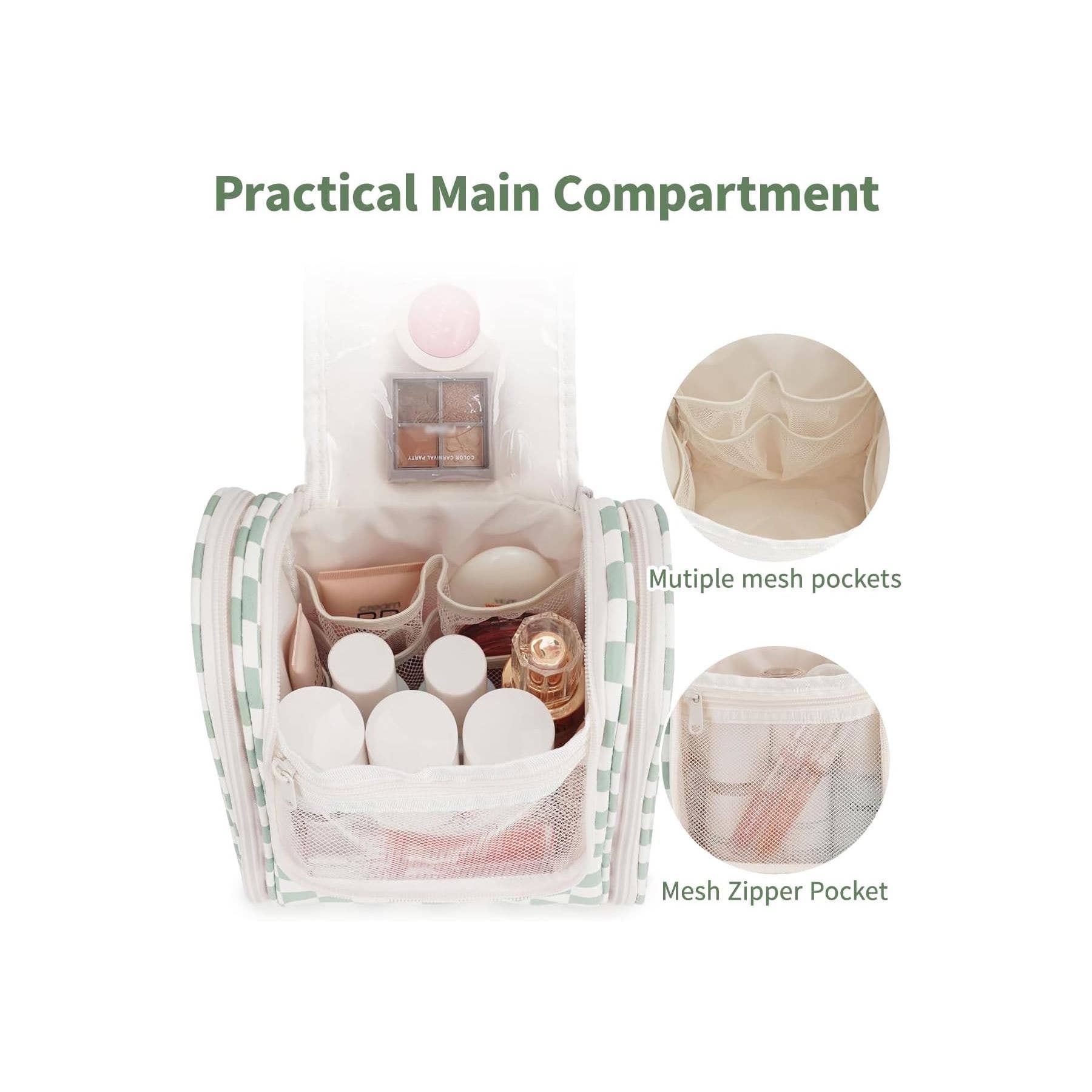 wandf - Wholesale Toiletry Bag - Women's - Hanging Travel Toiletry Cosmetic Bag for Women109