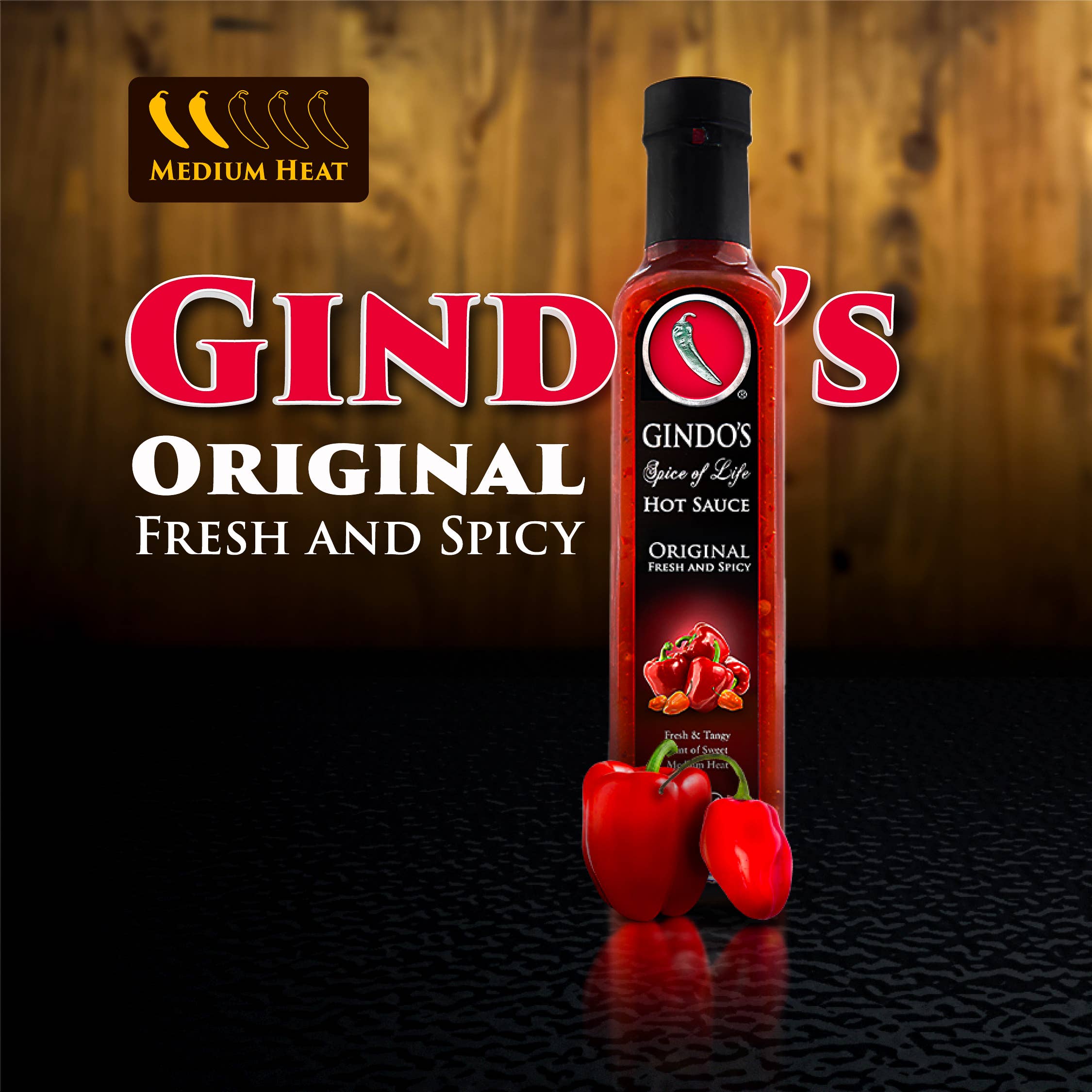 Gindo's Spice of Life – wholesale Hot sauce – Original Fresh & Spicy 7x Award Winning Hot Sauce4