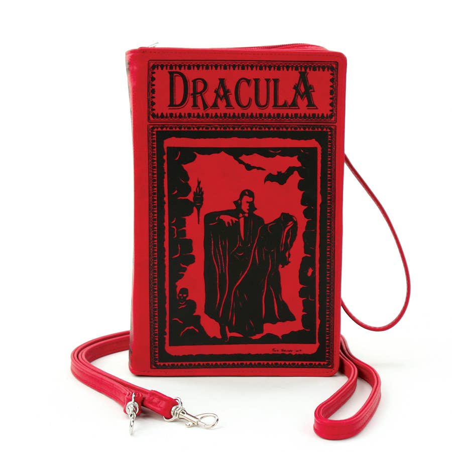 Dracula Moon Book Tote Bag