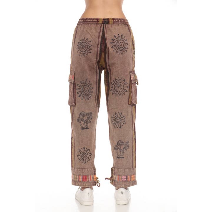 The Collection Royal / Royal Handicrafts - Wholesale Pants - Women's - Cotton Washed Boho Hippie Genie Pants