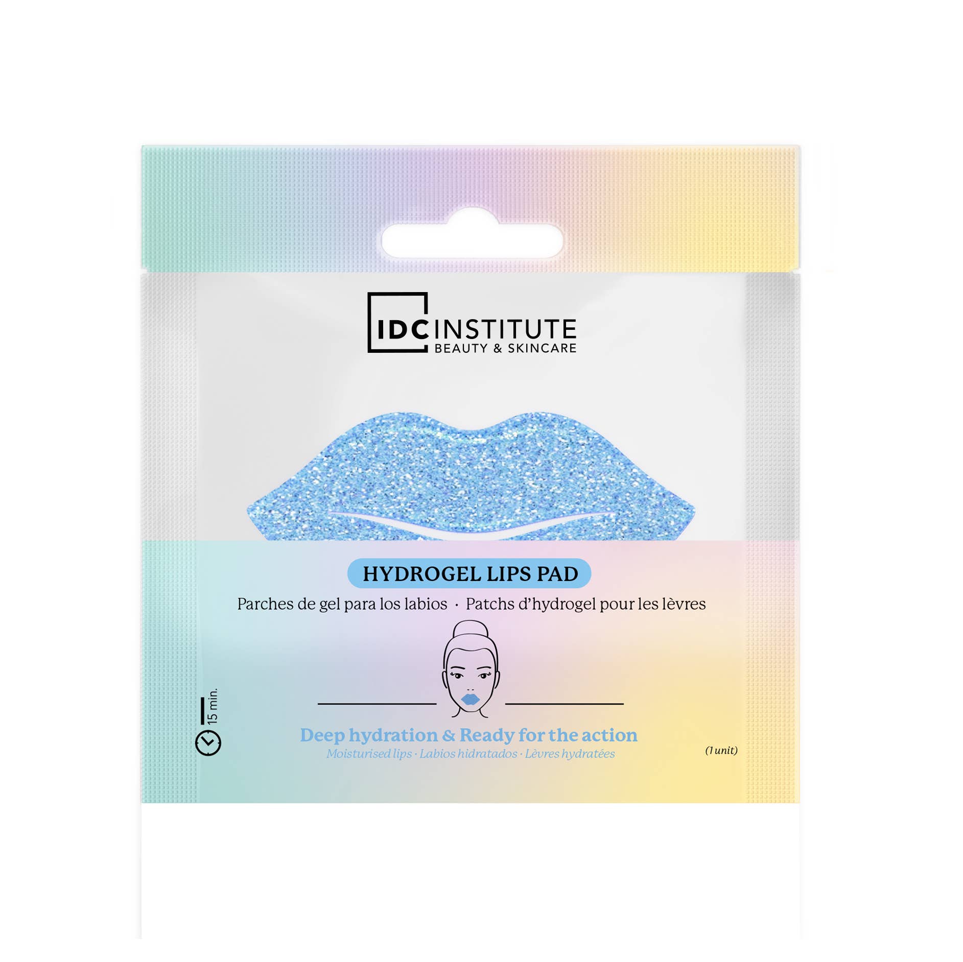 Aquarius Cosmetic SLU - Wholesale Lip Treatment/Mask - Idc Institute Glitter Lip Pads Blue