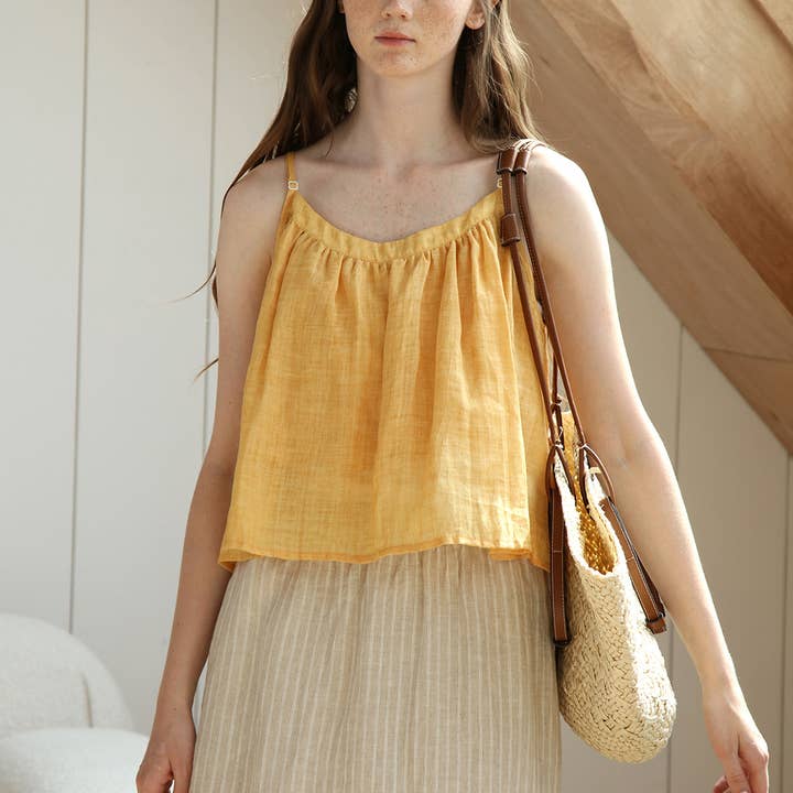 Simple loose sleeveless top small vest for wholesale by Lily Clothing