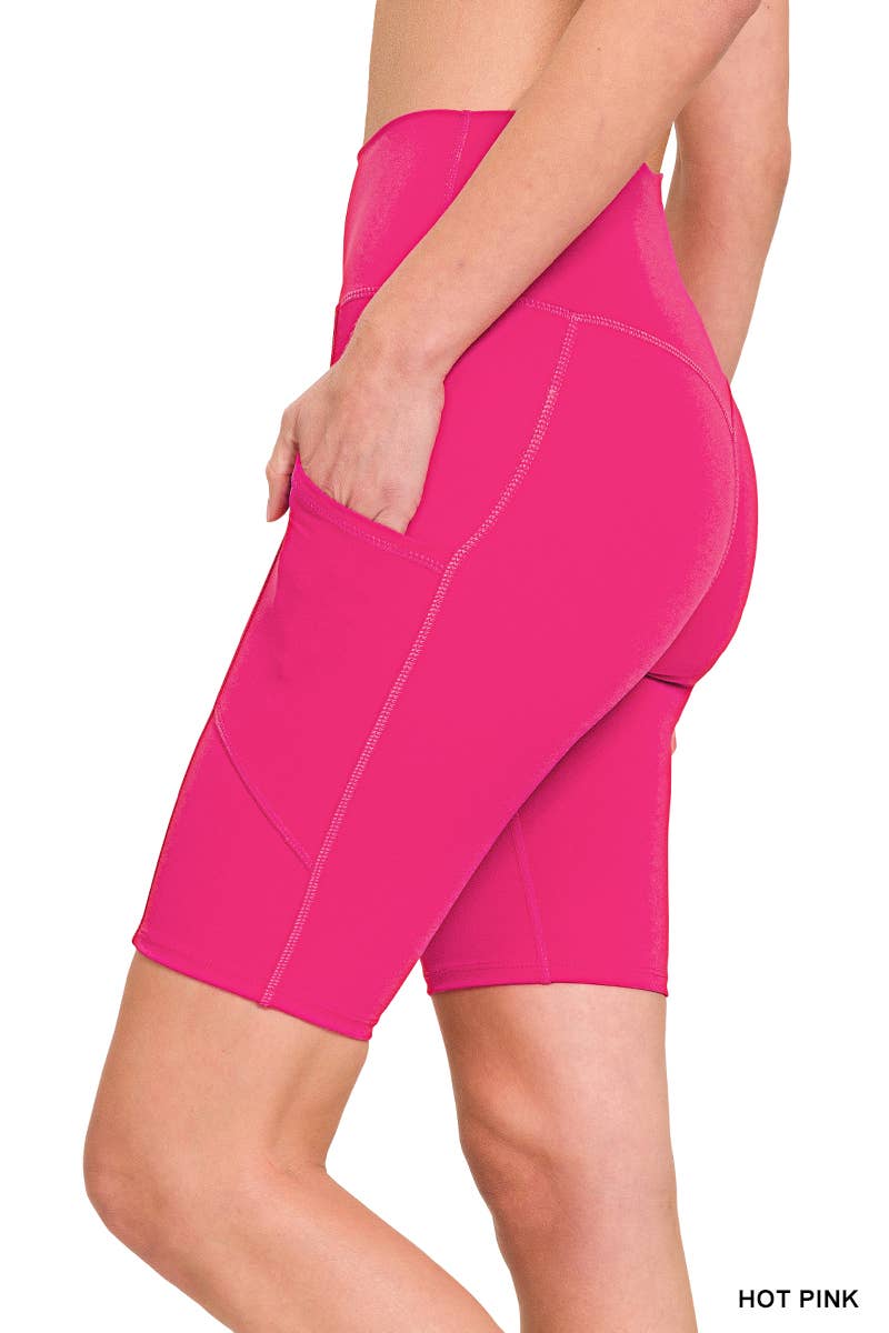 42POPS – wholesale Träningsshorts – Dam – Biker-shorts med bred linning14