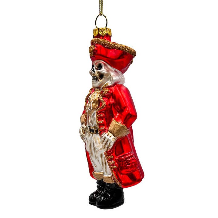 OrnamentallyYou - Wholesale Ornament - Spooky Pirate of the High Seas Glass Ornament, Creepy Hallow5