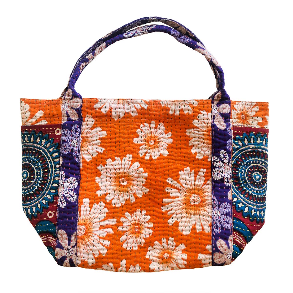 WorldFinds - Wholesale Tote Bag - Women's - Kantha Carryall Bag3