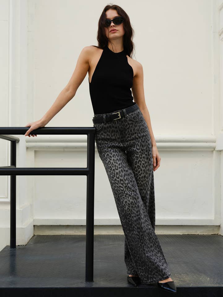 HIGH RISE LEOPARD PRINT WIDE LEG PANTS(FINISHED HEM) BYW8214 and other Purchase Wholesale felina. Free Returns & Net 60 Terms on Faire trending on Faire.