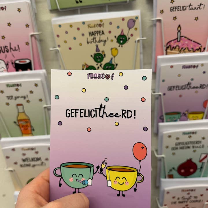 FOODTOF - Vente Cartes d'anniversaire - Carte d'anniversaire « Félicitations »1