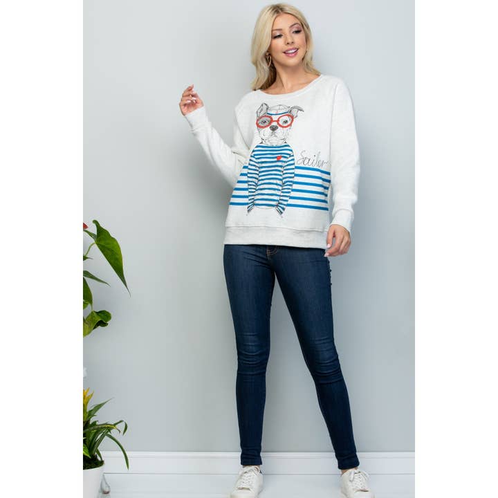 HELLO■HS Mermaid Logo Sweatshirt ■送料込 Wholesale Hello Sailor Print Sweatshirt for your store - Faire
