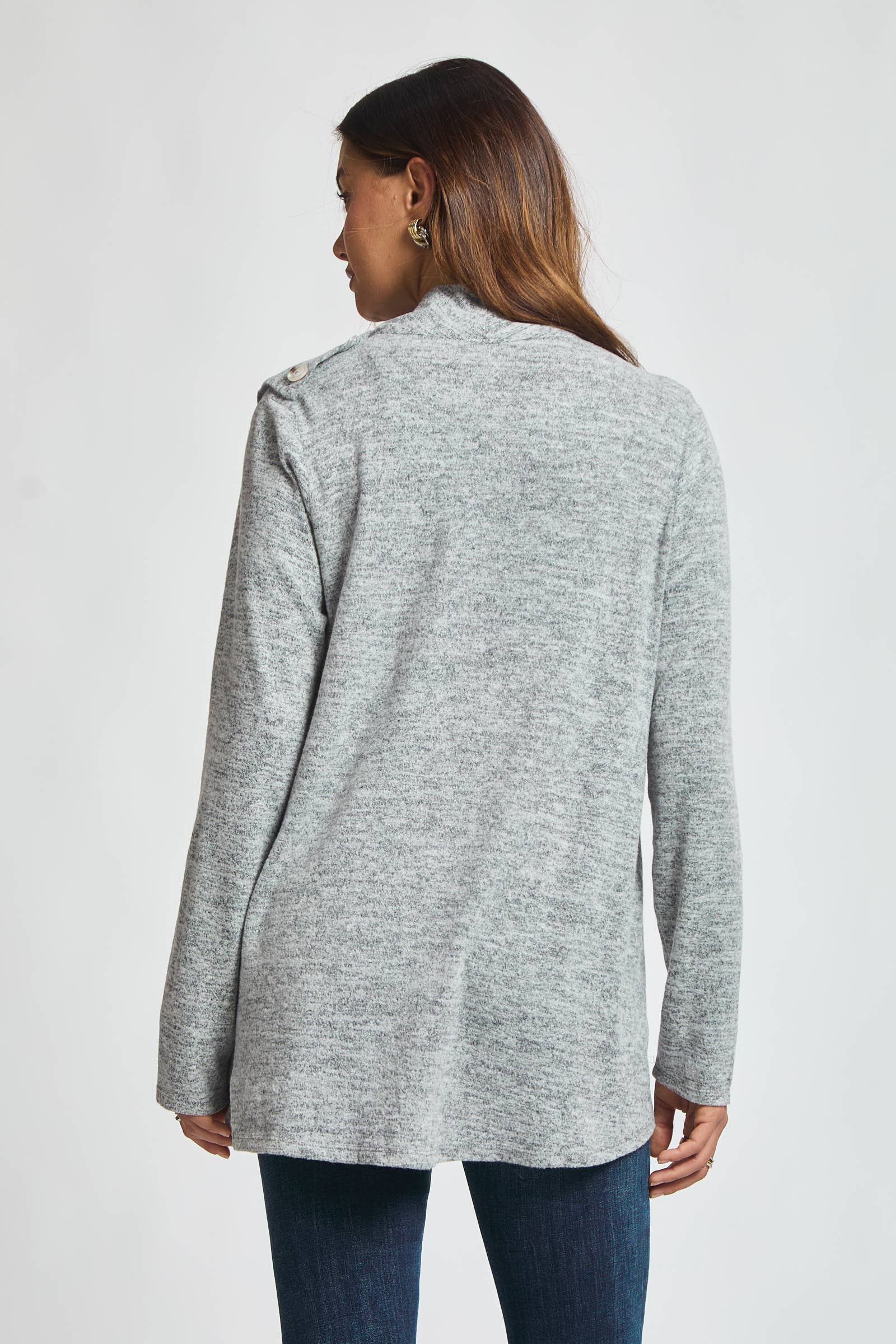 Dear Scarlett – wholesale Kofta - Dam – 2-i-1 Mjuk Tröja/Kofta med Flera Användningsområden3