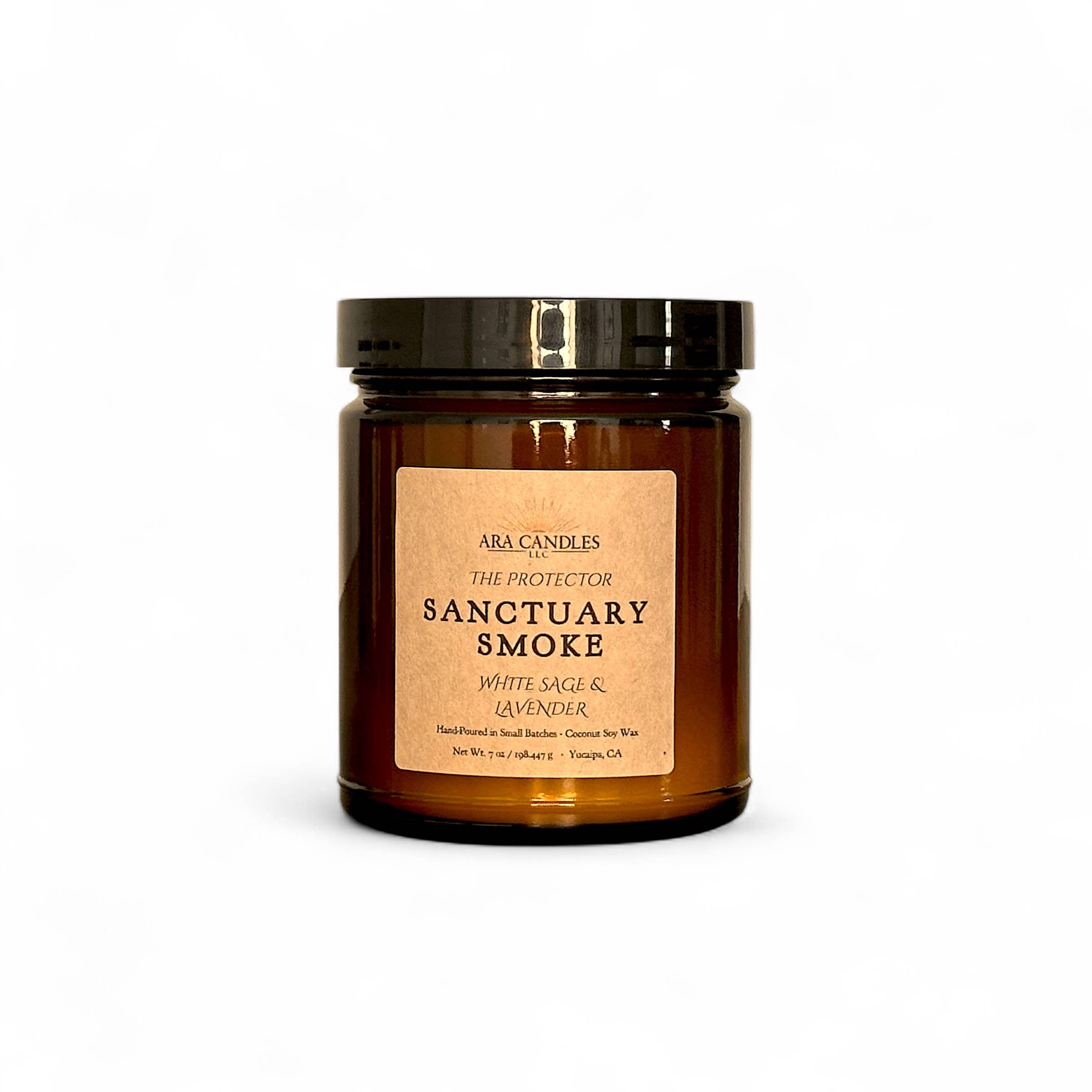 AraCandles - Wholesale Jar/Filled Candle - The Protector — Sanctuary Smoke