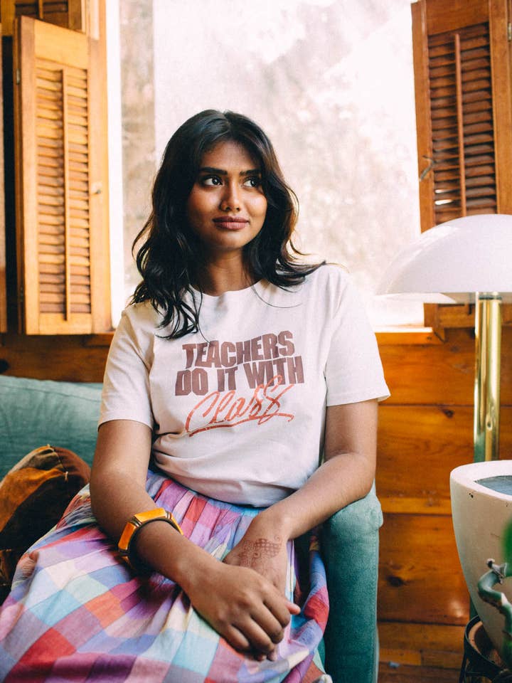 Teachers Do It With Class | Unisex Graphic T-shirt for wholesale by The Bee & The Fox