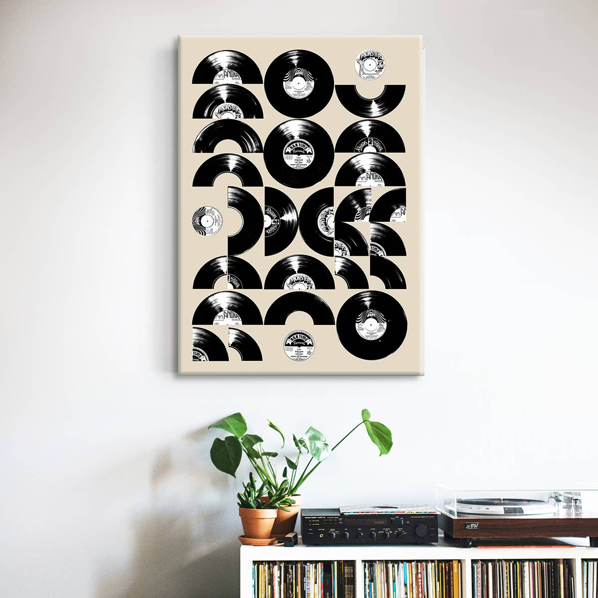 Dikhotomy - Wholesale Art Print - Lienzo impreso de vinilos de mediados de siglo2