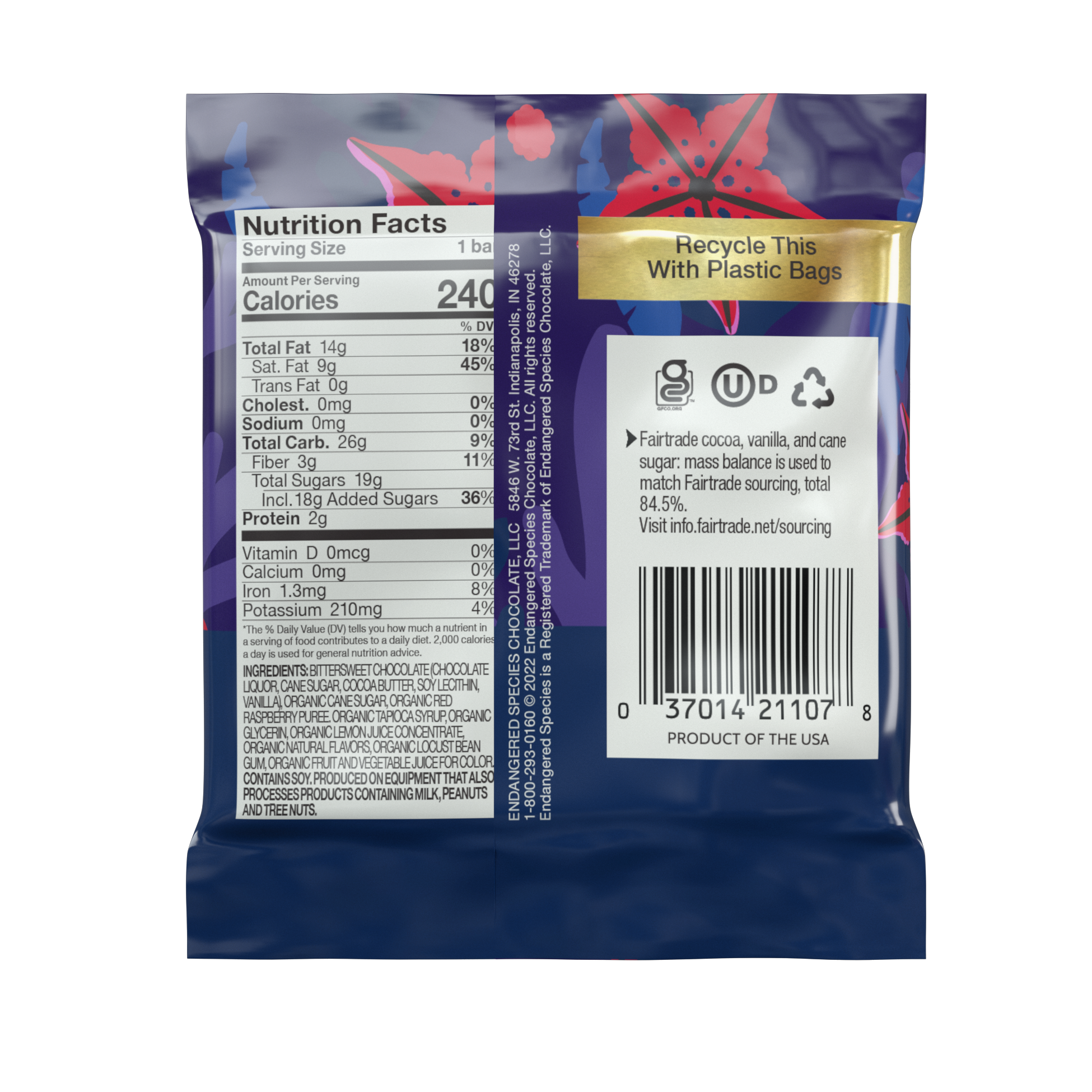 Delectable Samplings - Venta al por mayor Chocolate - Star Fish - Relleno de frambuesa con 60% de chocolate negro, 1.5 oz1