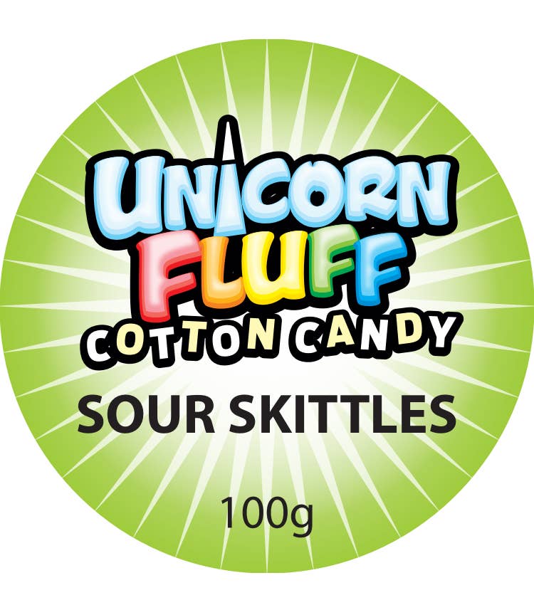 Chocolate Moose Fudge Factory - Wholesale Popcorn - Unicorn Fluff - SOUR SKITTLES1