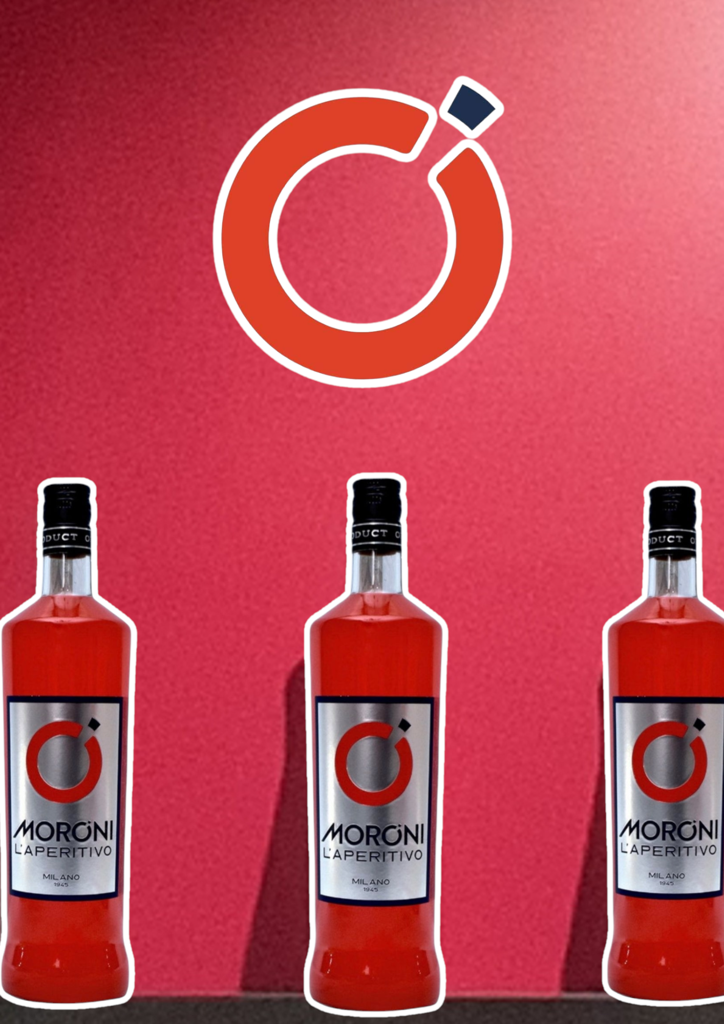 MORONI - Wholesale Non-Alcoholic Aperitif/Mocktail - MORONI BITTER FRIZZANTE 8° in a 20 cl bottle9