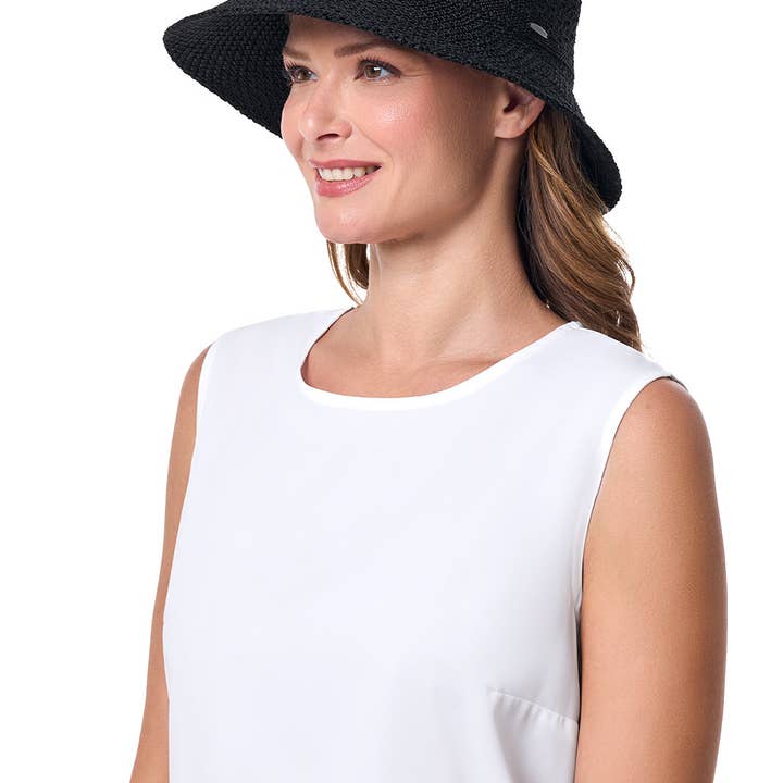 Coolibar - Wholesale Cloche Hat - Women's - Women's Cloche Hat | Black2