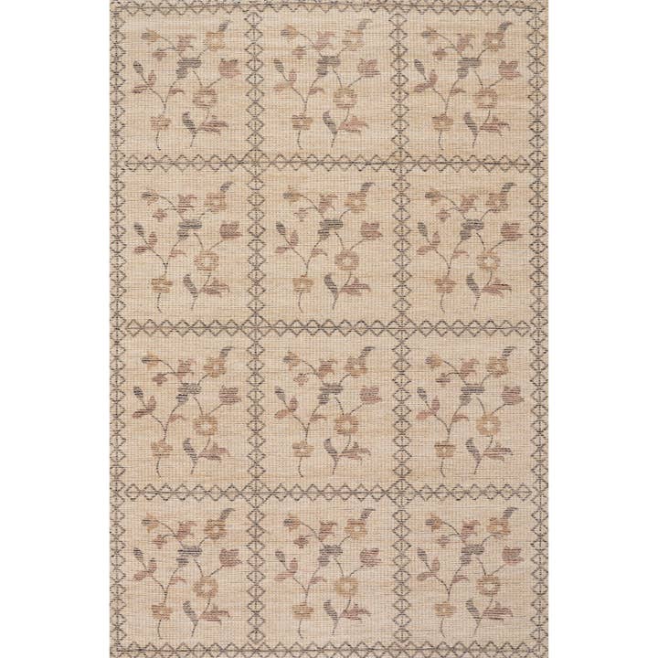 Nuloom Corenna Geometric Floral Rug for wholesale by nuLOOM