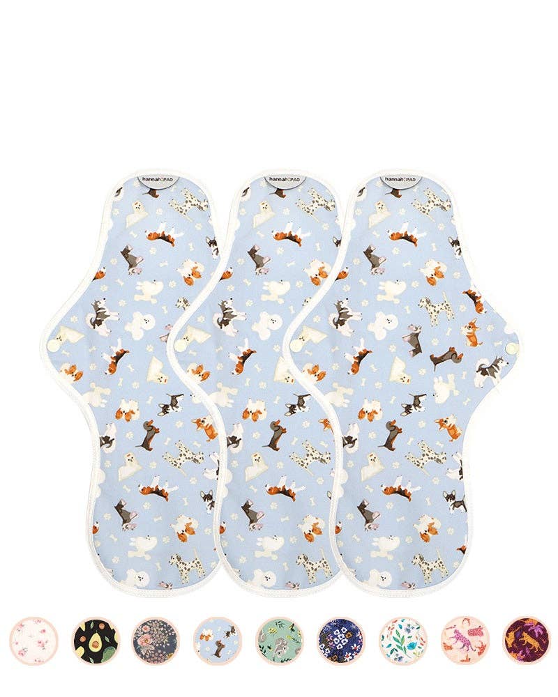 The Brand hannah - Wholesale Period Underwear - Women's - Organic Reusable Pads - 3 Overnight Pads0
