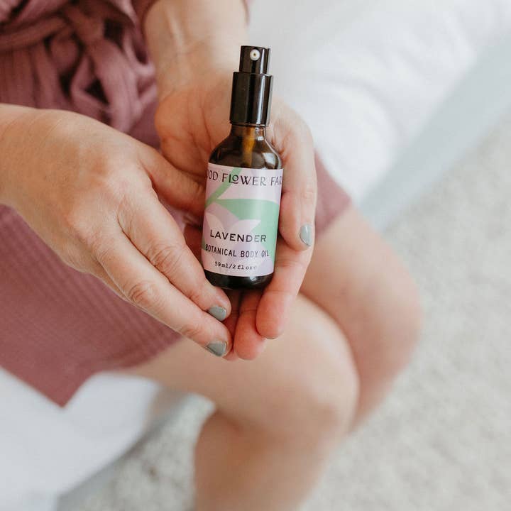 Good Flower Farm - Wholesale Bath/Body Oil - Lavender Botanical Body Oil / 2 oz
