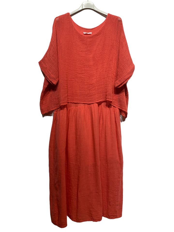 la maison des fibres naturelles – Vestido - Mulher por atacado – Vestido 19056 100% algodão33