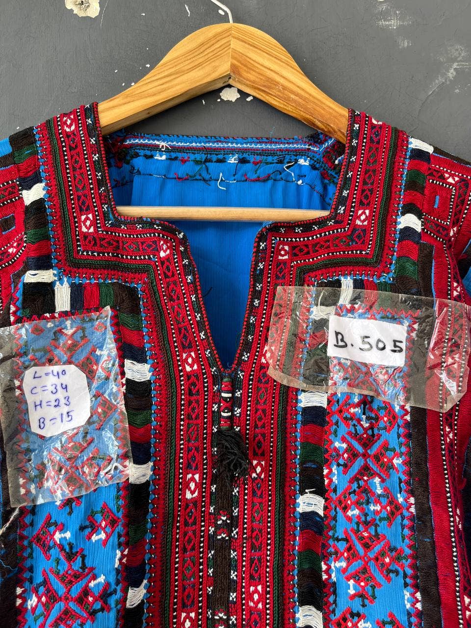 bhavnas boutique - Wholesale Dress - Women's - Blue Dress Pakistani Embroidery Dress Vintage Baluchi Dress 1