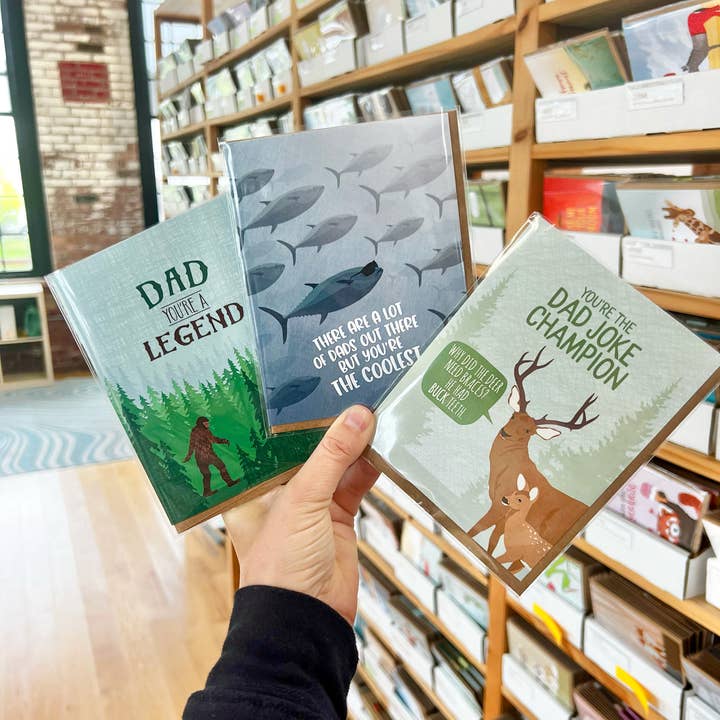 Modern Printed Matter – wholesale Farsdagskort – Pappa skämt Champion Card2