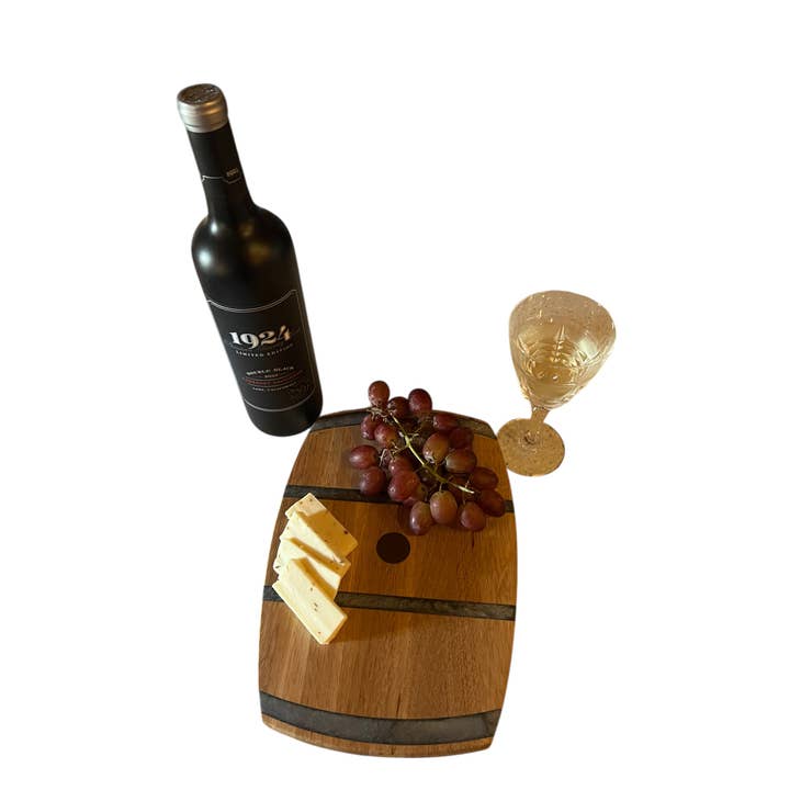TG Designs - Wholesale Cheese board - WINE BARREL1