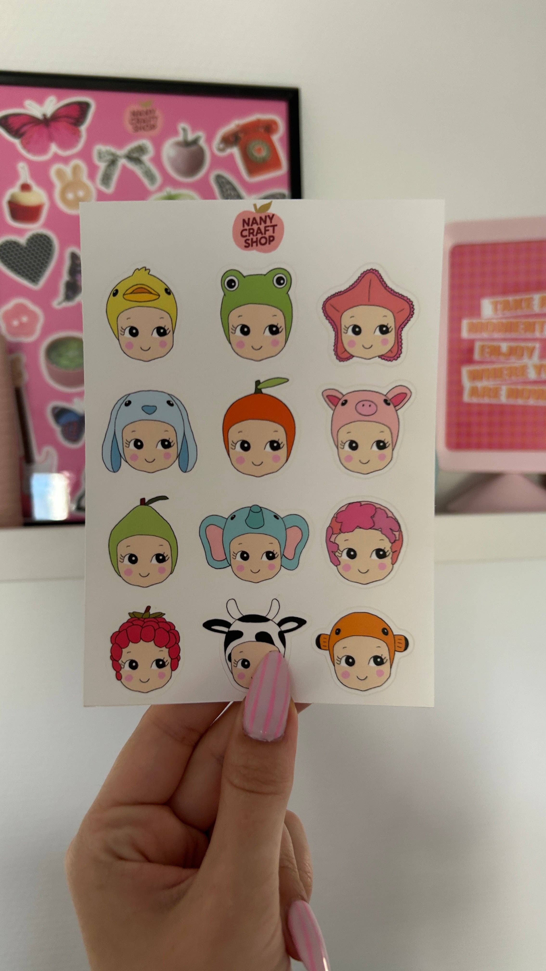 Nany Craft Shop - Vente Autocollant - Planche Baby A61