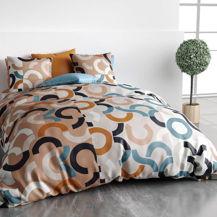 3-Piece Duvet Cover Set 100% Cotton 57 Threads Carioca for wholesale by Atelier Du Coton
