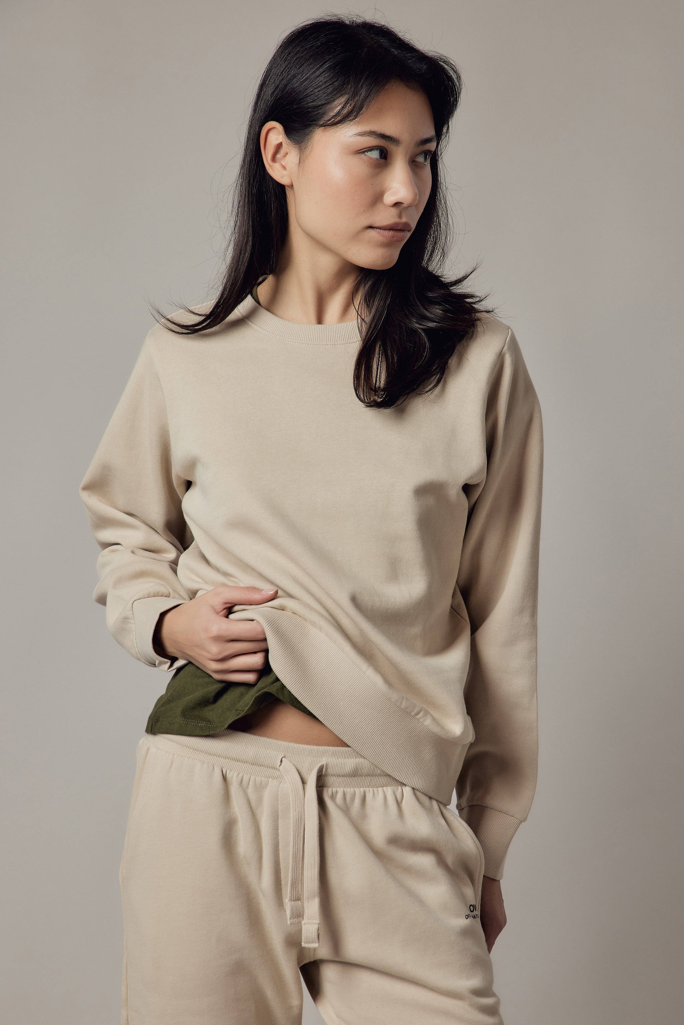 Military Green Crew Neck Sweatshirt for wholesale on Faire16