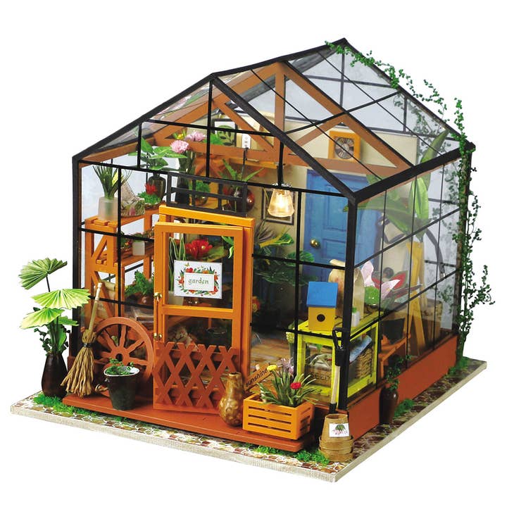 Rolife Sunshine Town 3D Wooden DIY Miniature House Book Nook TGB02 -  Robotime Store