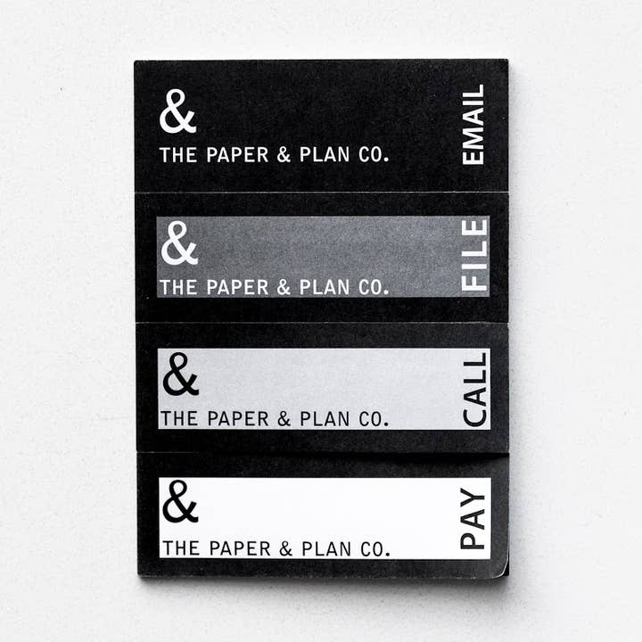The Paper and Plan Co. - Wholesale Stationery/Notecard Set - Page Flags0