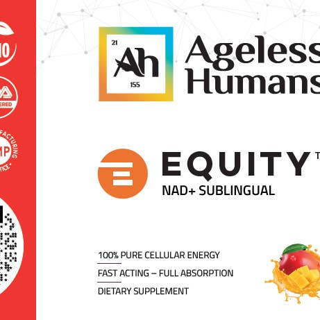 Ageless Humans - Wholesale Oral Supplement/Vitamin - Sublingual NAD+ Tablets: Equity®
