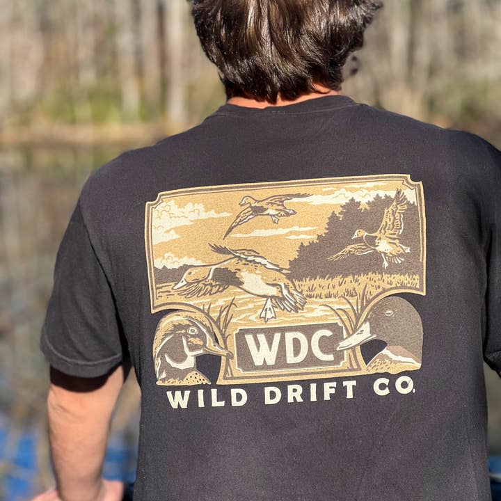 Wild Drift Co. (WDC) - Wholesale Screen Printed T-Shirt - Men's - Duck Stamp T-Shirt