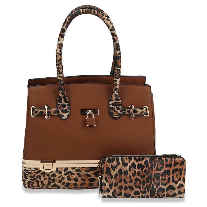 Handbag Express - Wholesale Tote Bag - Women's - Metal Frame Tote Handbag Set4