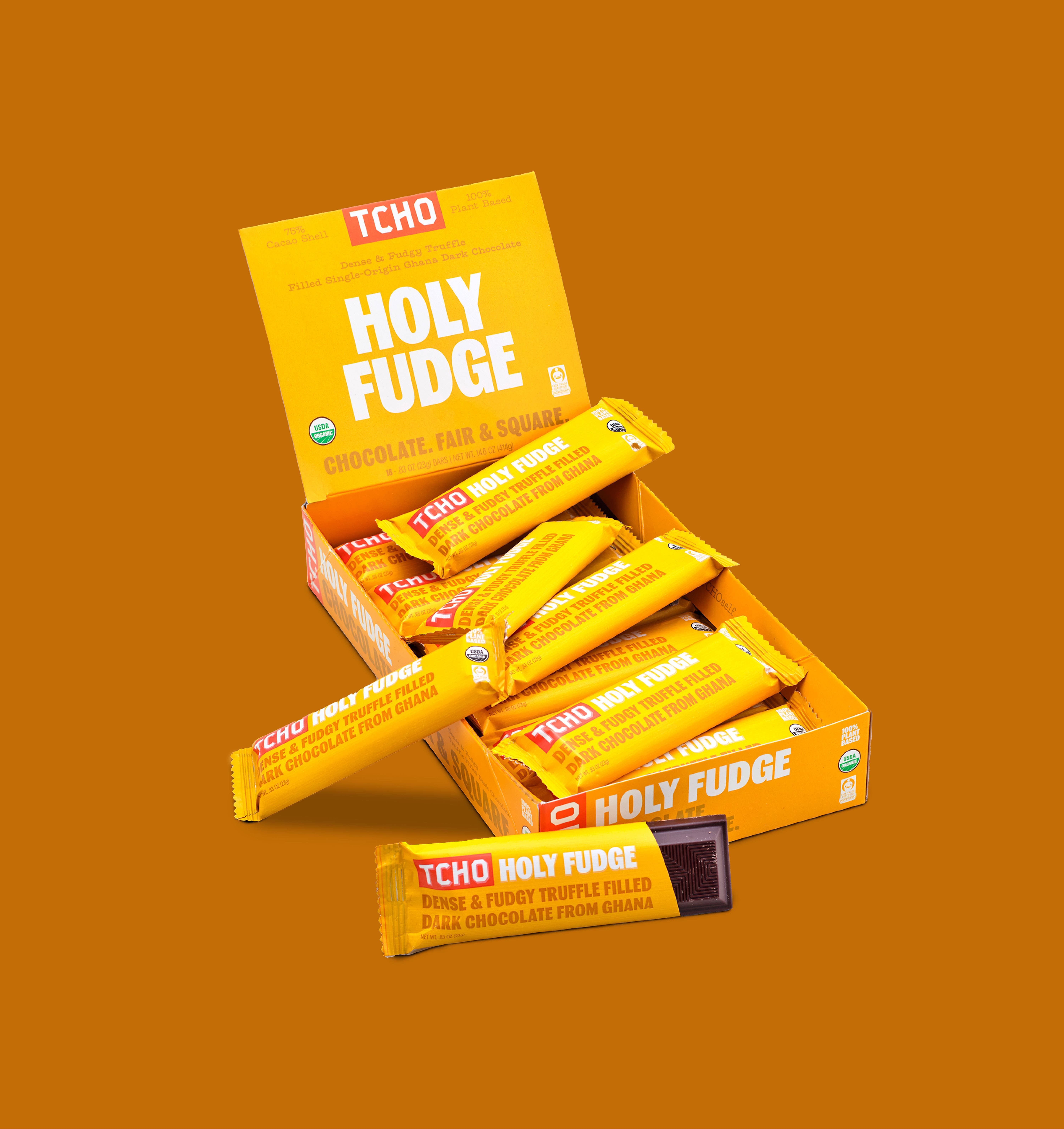 TCHO - Wholesale Chocolate Bar - Holy Fudge Singles1