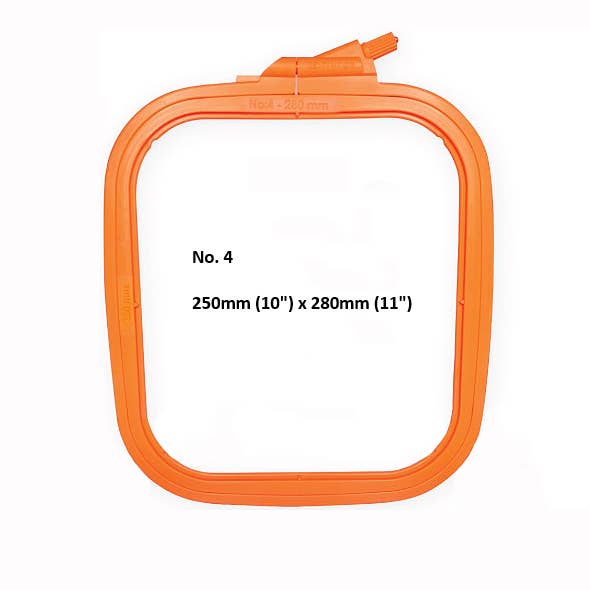 Nurge – wholesale Embroidery/cross-stitch supplies – Nurge Square Plastic Hoops 280 x 250mm (11" X 10")6