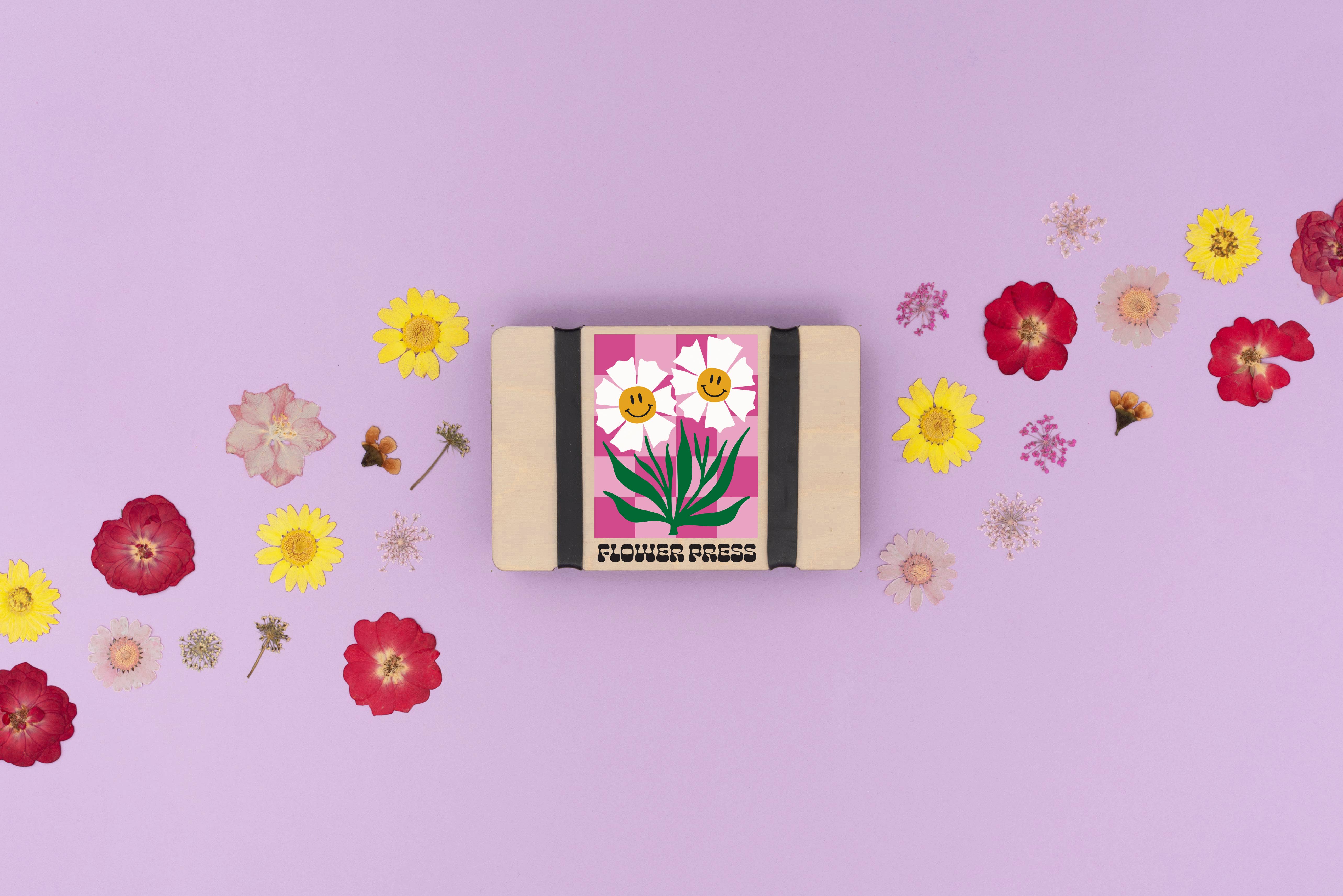 Studio Wald - UK Made - Venta al por mayor Kit de manualidades - Prensa de Flores de Bolsillo - Flor Feliz3