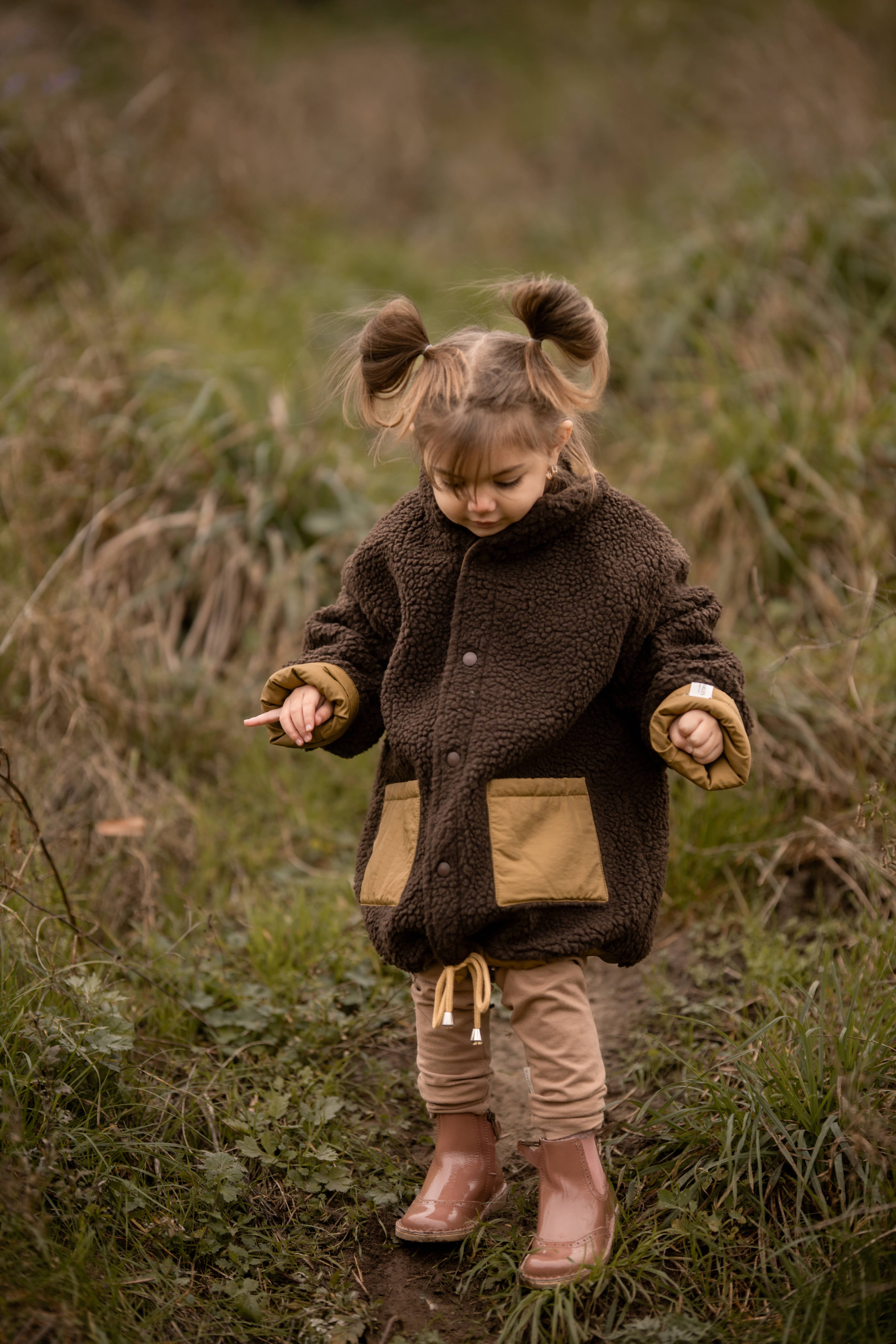 Annie & Charles – wholesale Jacka - Barn – Annie & Charles® JULEZ vändbar teddyjacka6