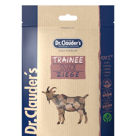 Dr Clauder's Trainee Snacks Goat 80g for wholesale by Victory Pet Products Ltd