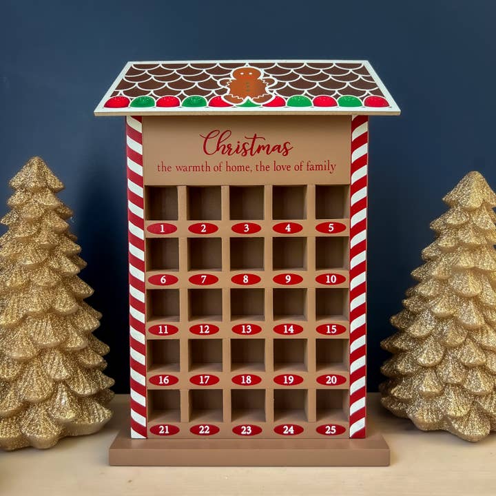 Abbey + CA Gift – wholesale Advent calendar – Gingerbread Advent Countdown Calendar 1