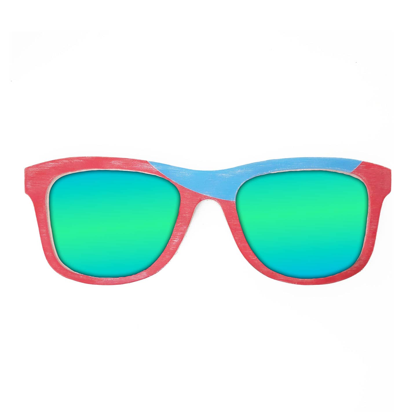 SKRP – Großhandel Sonnenbrille – Unisex – Recycelte Snowboard-Sonnenbrille im Wayfarer-Stil mit farbigen Gläsern5