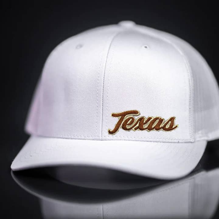 Last Stand Hats, LLC - Wholesale Trucker Hat - Unisex - Last Stand Texas Longhorn Texas Script Retro Hat2