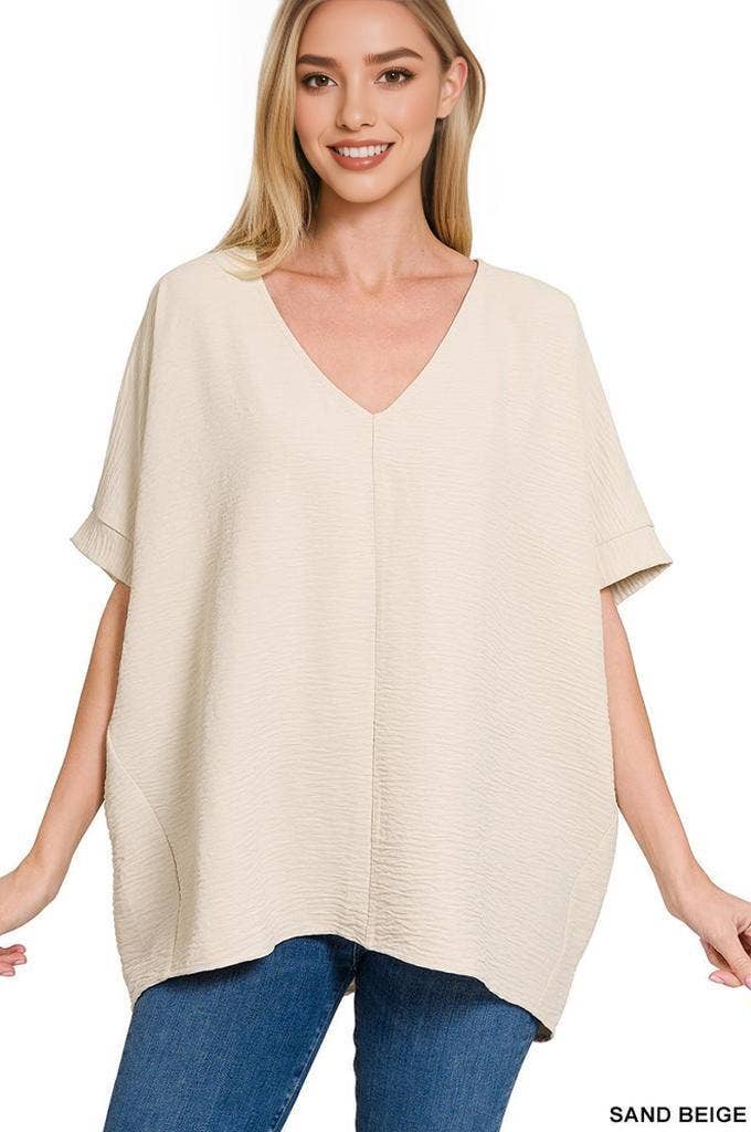 42POPS - Wholesale Blouse - Women's - `.Airflow Dolman Short Sleeve Top0