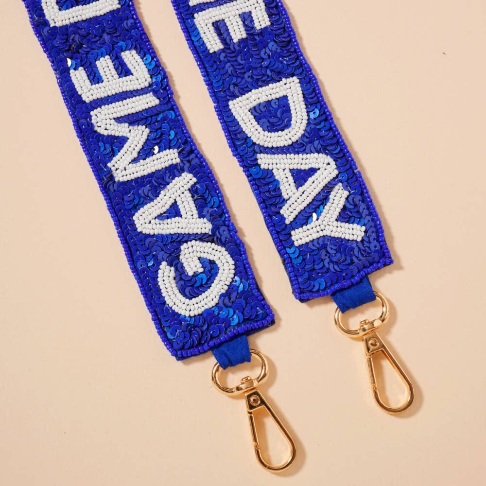 Frem - Wholesale Bag Strap - Women's - Handmade Seed Bead “Game Day” Bag Strap – Adjustable Crossbody2